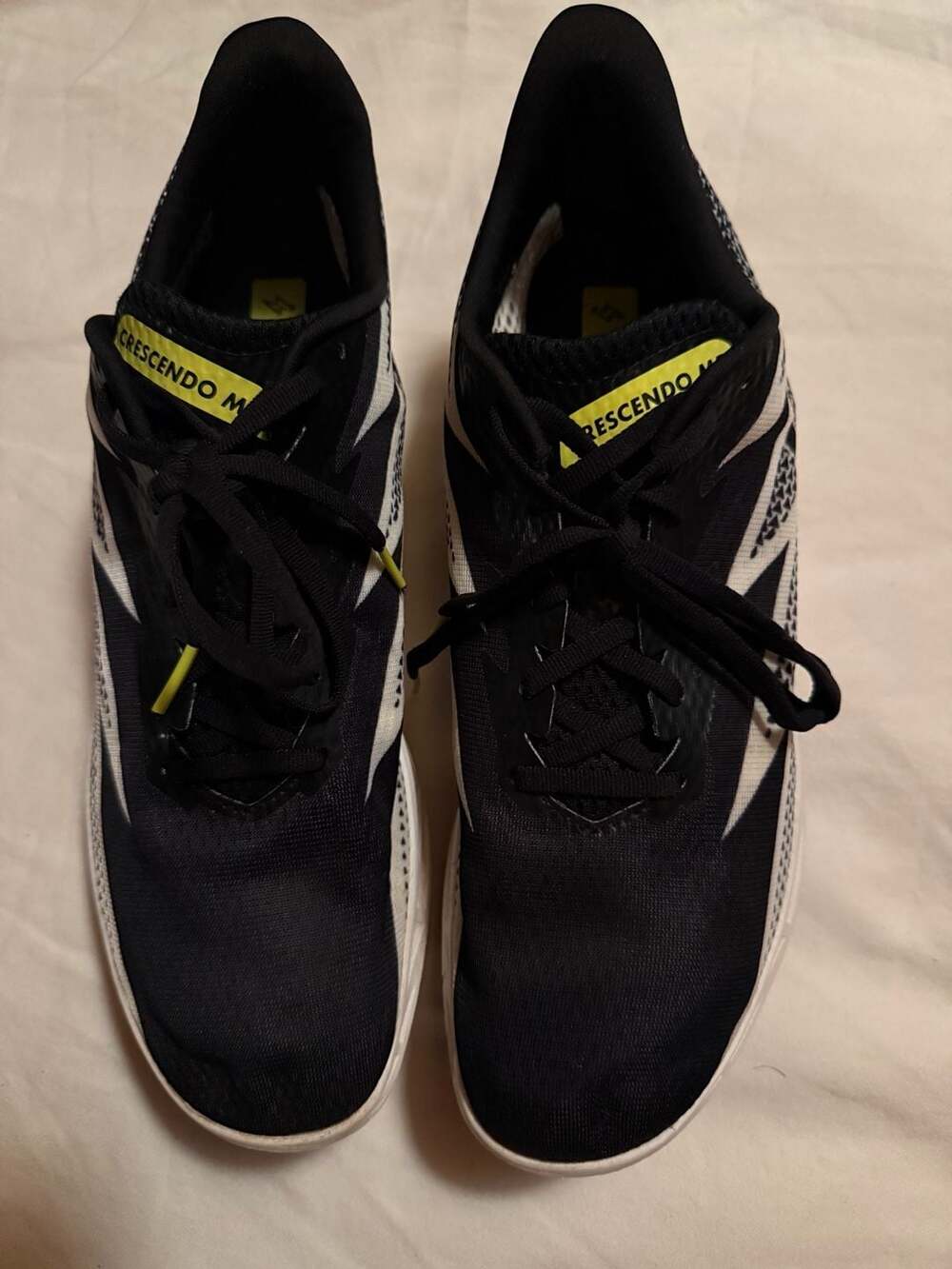 HOKA Crescendo MD Track Spikes Men’s 12.5 Black White Running Racing Shoes